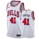 Camisetas NBA de Jakarr Sampson Chicago Bulls Blanco Association 18/19