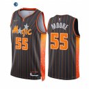 Camisetas NBA Nike Orlando Magic NO.55 E'Twaun Moore 75th Negro Ciudad 2021-22