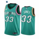 Camisetas NBA Nike San Antonio Spurs NO.33 Tre Jones Teal Ciudad 2022-23