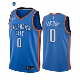 Camiseta NBA de Jalen Lecque Oklahoma City Thunder Azul Icon 2020-21