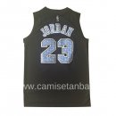 Camisetas NBA de Michael Jordan Chicago Bulls Negro Diamante