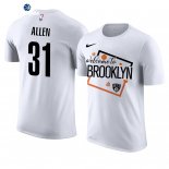T- Shirt NBA Brooklyn Nets Jarrett Allen Blanco