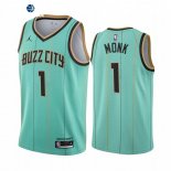 Camiseta NBA de Malik Monk Charlotte Hornets Verde Ciudad 2020-21