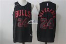 Camisetas NBA de Lauri Markkanen Chicago Bulls Nike Negro 17/18
