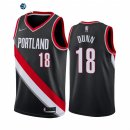 Camisetas NBA Nike Portland Trail Blazers NO.18 Kris Dunn Negro Icon 2022