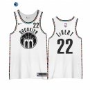 Camisetas NBA Edición ganada Brooklyn Nets Caris LeVert Blanco