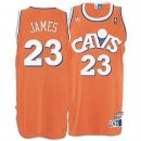 Camisetas NBA de Lebron James Cavs Cavaliers Naranja