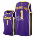 Camisetas NBA de Kentavious Caldwell Pope Los Angeles Lakers Púrpura Statement 18/19