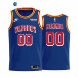 Camisetas NBA de Golden State Warriors Jonathan Kuminga 75th Azul Classic 2021-22