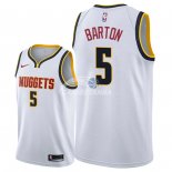 Camisetas NBA de Will Barton Denvor Nuggets Blanco Association 18/19