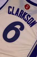 Camisetas NBA L.A.Lakers 2015 Navidad Clarkson Blanco