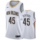 Camisetas NBA de Dairis Bertans New Orleans Pelicans Blanco Association 18/19