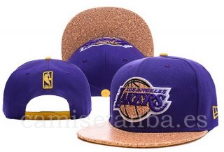 Snapbacks Caps NBA De Los Angeles Lakers Púrpura Amarillo