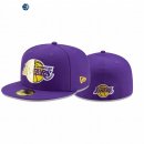 Snapbacks Caps NBA De Los Angeles Lakers Metal & Thread 59fifty Fitted Purpura 2020