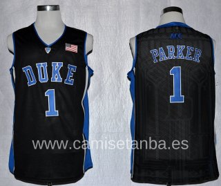 Camisetas NCAA Duke Jabari Parker Negro