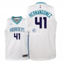 Camiseta NBA Ninos Charlotte Hornets Willy Hernangomezb Blanco Association 2018