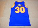 Camisetas NBA de Retro Stephen Curry Golden State Warriors Azul