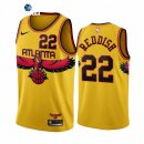 Camisetas NBA Atlanta Hawks Cam Reddish Oro Ciudad Throwback 2021-22