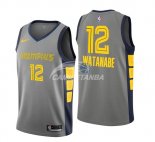 Camisetas de NBA Ninos Memphis Grizzlies Yuta Watanabe Nike Gris Ciudad 18/19