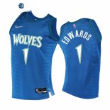 Camisetas NBA de Minnesota Timberwolvs Anthony Edwards 75th Azul Ciudad 2021-22