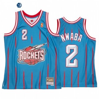 Camisetas NBA Houston Rockets David Nwaba Reload 2.0 Azul Hardwood Classics