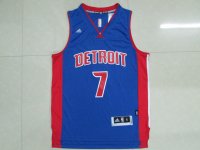 Camisetas NBA de Brandon Jennings Detroit Pistons Azul