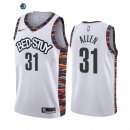 Camiseta NBA de Jarrett Allen Brooklyn Nets Blanco Ciudad 2020-21