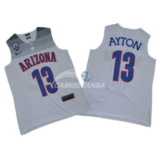 Camisetas NCAA Arizona Deandre Ayton Nike Blanco