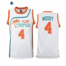 Camisetas NBA Golden State Warriors NO.4 Moses Moody Blanco Throwback 2022