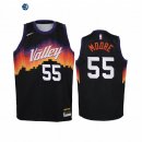 Camiseta NBA Ninos Phoenix Suns E'Twaun Moore Negro Ciudad 2020-21