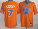 Camisetas NBA New York Knicks 2013 Navidad Anthony Naranja