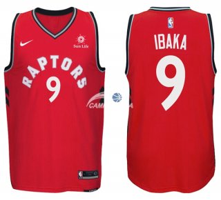Camisetas NBA de Serge Ibaka Toronto Raptors Rojo 17/18