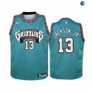Camisetas de NBA Ninos Memphis Grizzlies Jaren Jackson Jr. Verde Hardwood Classics