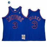 Camisetas NBA New York Knicks John Starks Azul Hardwood Classics 1996-97