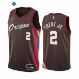 Camiseta NBA de Gary Trent Jr. Portland Trail Blazers Nike Negro Ciudad 2020-21