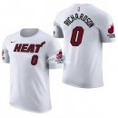 Camisetas NBA de Manga Corta Josh Richardson Miami Heats Blanco 17/18