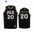 Camiseta NBA Ninos Atlanta Hawks John Collins MLK Negro Ciudad 2020