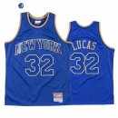 Camisetas NBA New York Knicks Jerry Lucas Azul Throwback 2020