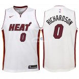 Camisetas de NBA Ninos Miami Heat Josh Richardson Blanco Association 2018