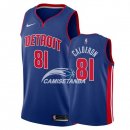 Camisetas NBA de Jose Calderon Detroit Pistons 17/18 Azul Icon