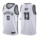 Camisetas NBA de Quincy Acy Brooklyn Nets Blanco Association 17/18