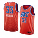 Camisetas NBA De Oklahoma City Thunder Mike Muscala Naranja Statement 2019-20