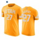T-Shirt NBA Utah Jazz Rudy Gobert Black Friday Amarillo Ciudad 2019-20