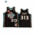 Camisetas NBA Detroit Pistons NO.313 Eminem Shady X BR Remix Negro Hardwood Classics 20222 23