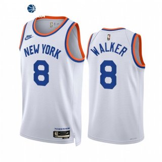 Camisetas NBA de New York Knicks Kemba Walker Blanco Classic 2021-22