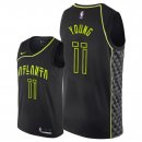 Camisetas NBA de Trae Young Atlanta Hawks Nike Negro Ciudad 2018