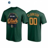 T-Shirt NBA Utah Jazz Jordan Clarkson Verde 2021