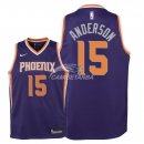 Camisetas de NBA Ninos Phoenix Suns Ryan Anderson Púrpura Icon 2018
