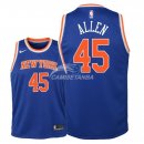 Camisetas de NBA Ninos New York Knicks Kadeem Allen Azul Icon 2018