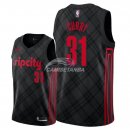 Camisetas NBA de Seth Curry Portland Trail Blazers Nike Negro Ciudad 2018